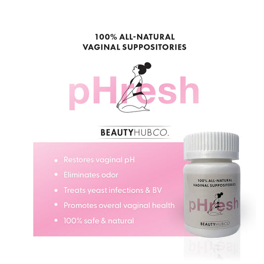 00% all-natural yoni suppositories that restore vaginal pH and promote vaginal health.